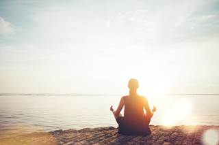 Research has shown that meditation reduces stress and anxiety. Research has shown that meditation reduces stress and anxiety.